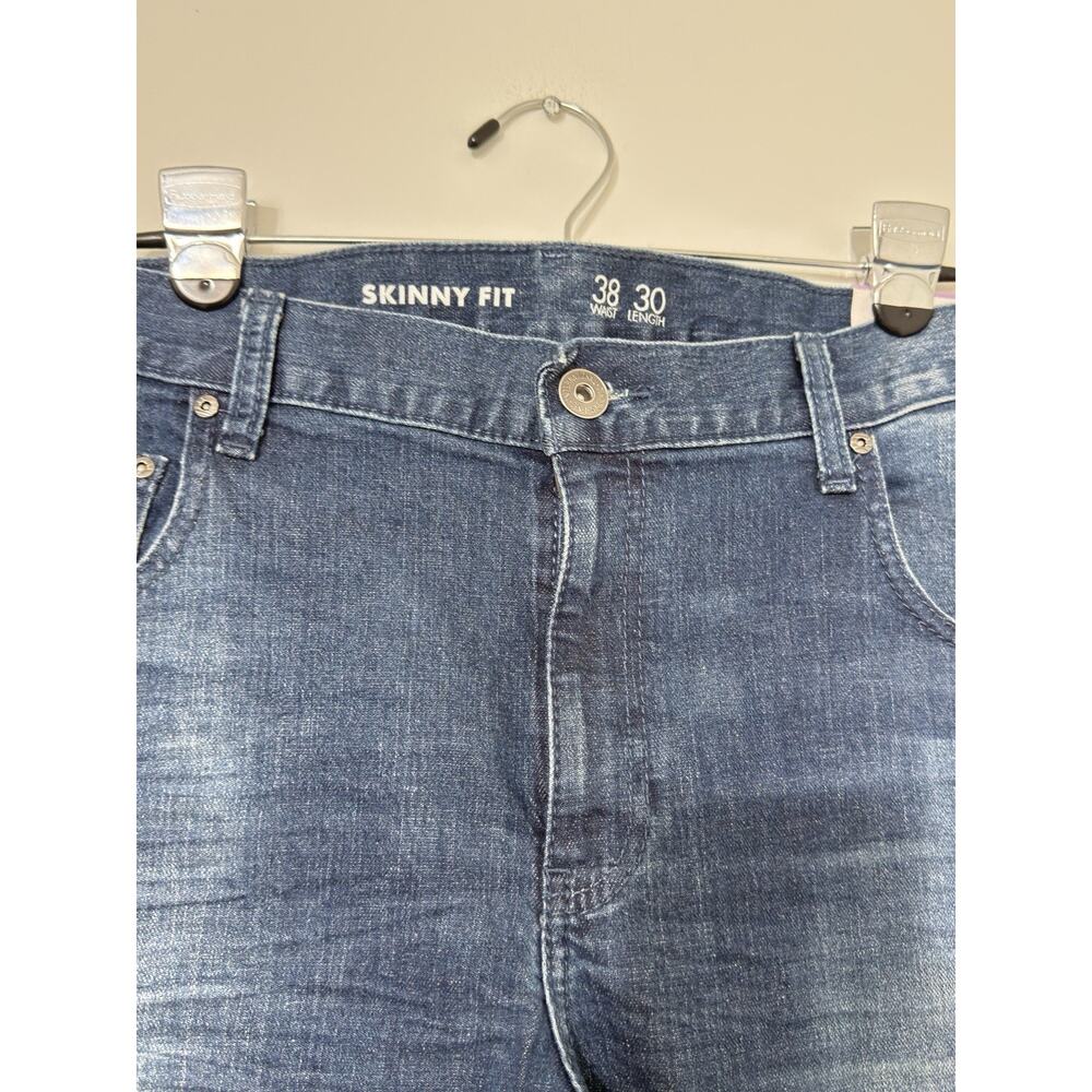 NWT I.N.C. International Concepts Jeans Skinny Stretch Mid-Rise Blue Size 38x30 - Picture 4 of 14